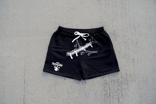 Plane Crash Shorts (Black)